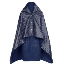Плед-пончо для пикника SnapCoat, синий