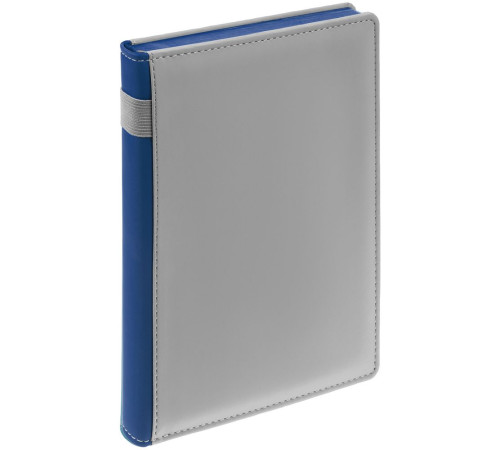 Ежедневник Spain Shall на заказ, недатированный, серый с синим