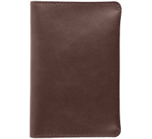 Обложка для паспорта Apache, ver.2, темно-коричневая