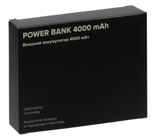 Внешний аккумулятор Easy Trick, 4000 мАч, зеленый