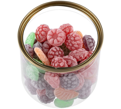 Карамель леденцовая Candy Crush, со вкусом фруктов, с прозрачной крышкой