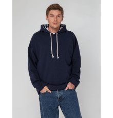 Худи унисекс оверсайз Seamark, темно-синее