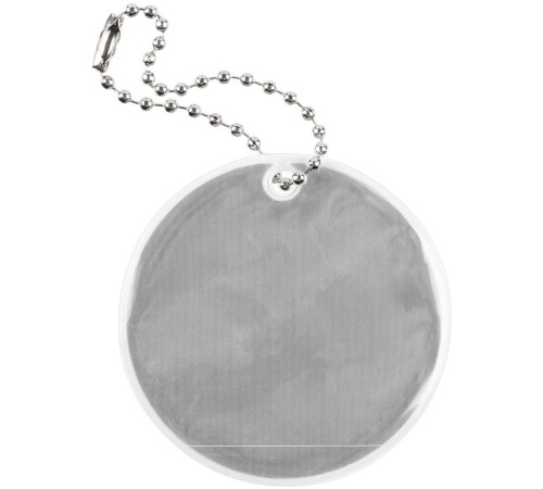 Светоотражатель Spare Care, круг, серебристый