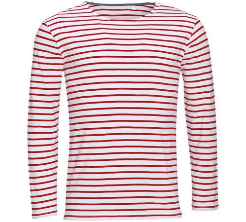 Футболка мужская Marine Men, белая с красным