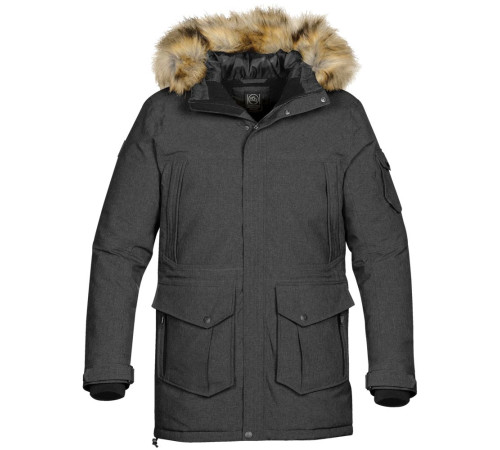 Парка мужская Explorer, серый меланж