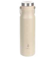 Термобутылка Tateyama, серо-бежевая