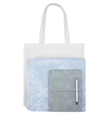 Набор Frost Pattern, голубой с белым