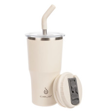 Термостакан Sapporo М, белый (молочный)