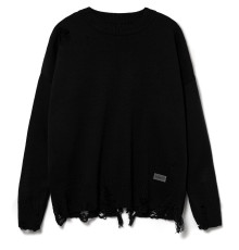 Джемпер оверсайз унисекс Grunge, черный