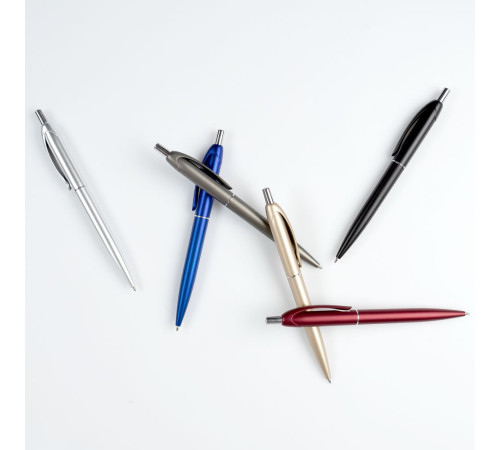 Ручка шариковая Bright Spark, серебристая