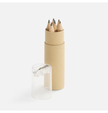 Набор карандашей Pencilvania Office с точилкой, прозрачный