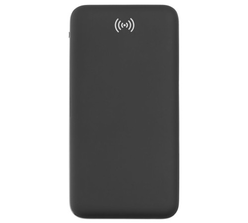 Аккумулятор Quick Charge Wireless 10000 мАч, черный