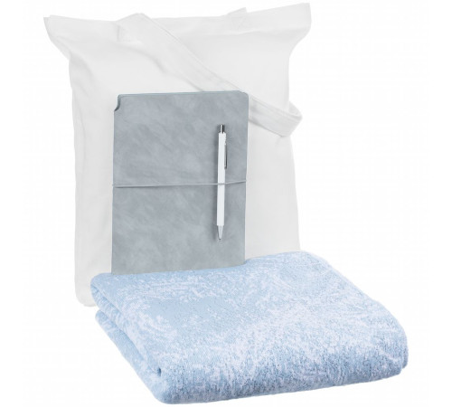 Набор Frost Pattern, голубой с белым