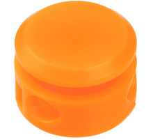 Двойной фиксатор для шнура Brоgy, оранжевый неон