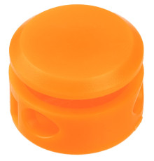 Двойной фиксатор для шнура Brоgy, оранжевый неон