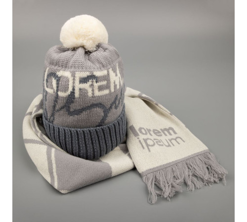 Шапка Joyful на заказ, полушерсть