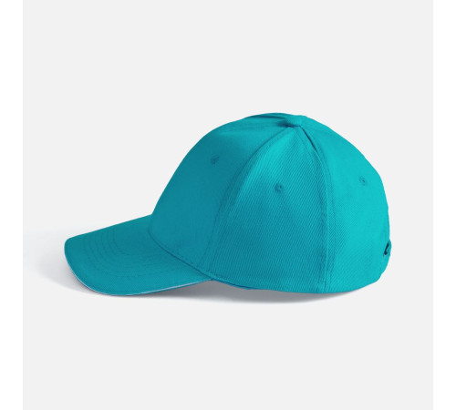 Бейсболка Buffalo, бирюзовая с белым