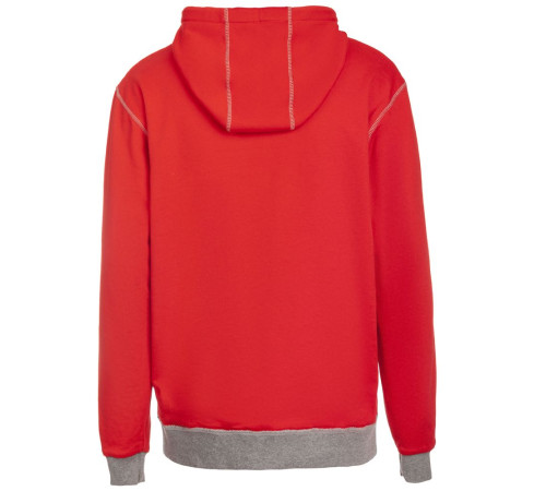 Двусторонняя толстовка Revers, серая с красным