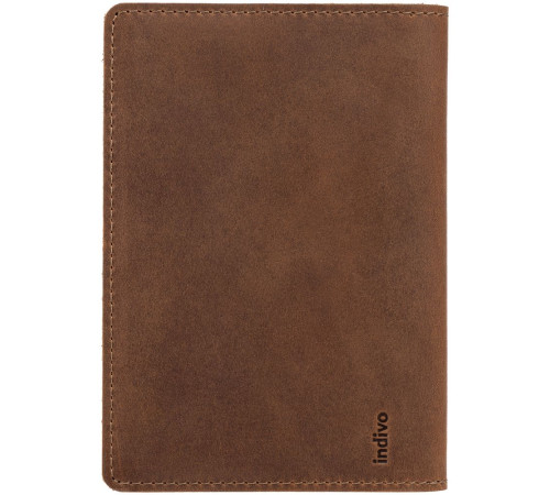 Обложка для паспорта inStream, коричневая
