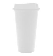 Стакан с крышкой Color Cap White, белый