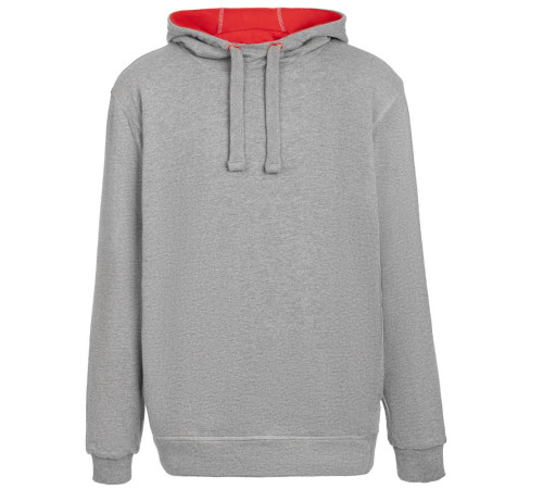 Двусторонняя толстовка Revers, серая с красным
