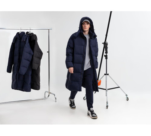 Пуховик унисекс Kapsula, серый