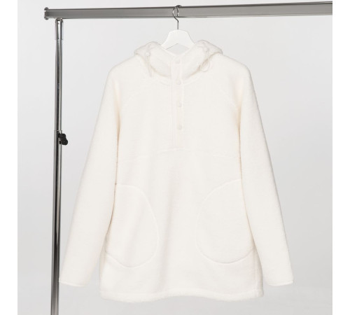 Анорак унисекс Oblako, молочно-белый