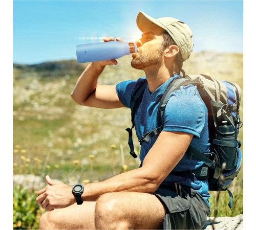 Термобутылка Tabenodo, голубая