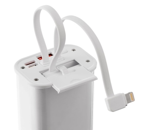 Аккумулятор с быстрой зарядкой Trellis Geek 10000 мАч, белый