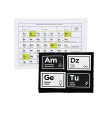 Комплект из 4 шевронов «Химия состояний»