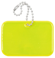 Светоотражатель Spare Care, прямоугольник, желтый неон