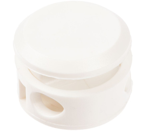 Двойной фиксатор для шнура Brоgy, белый