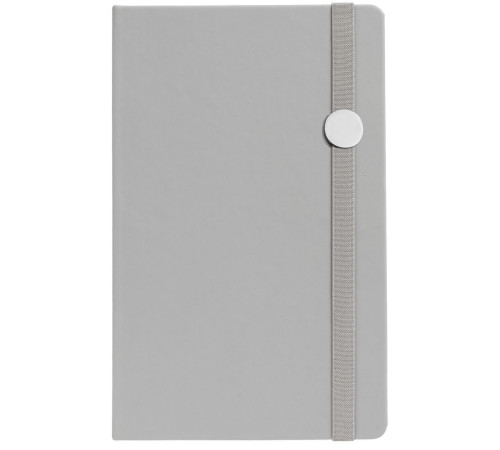 Блокнот Shall Round, серый