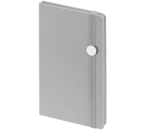 Блокнот Shall Round, серый