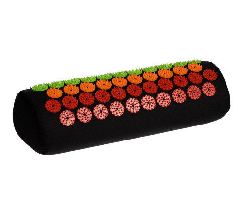 Массажный акупунктурный коврик с валиком Iglu, разноцветный