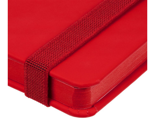 Блокнот Shall, в линейку, красный