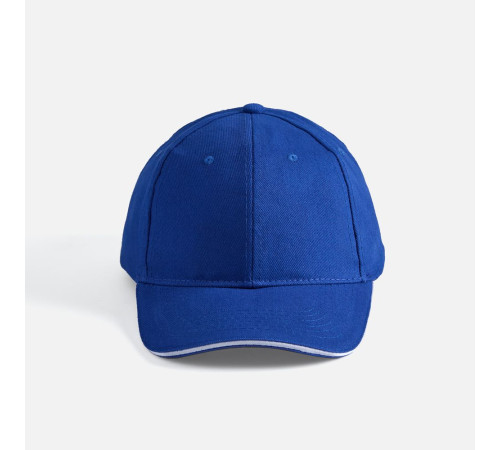 Бейсболка Buffalo, ярко-синяя с белым