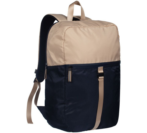 Рюкзак coolStuff, темно-синий с бежевым