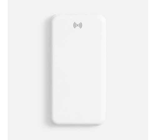 Аккумулятор с беспроводной зарядкой All Day Wireless, 10000 мАч, белый