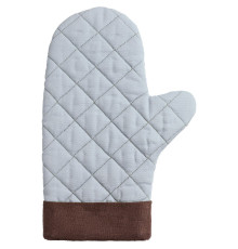 Прихватка-рукавица Keep Palms, серо-голубая