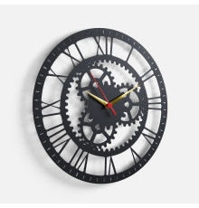 Часы «Ход времени», черные