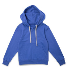 Толстовка с капюшоном детская Kirenga Kids, ярко-синяя
