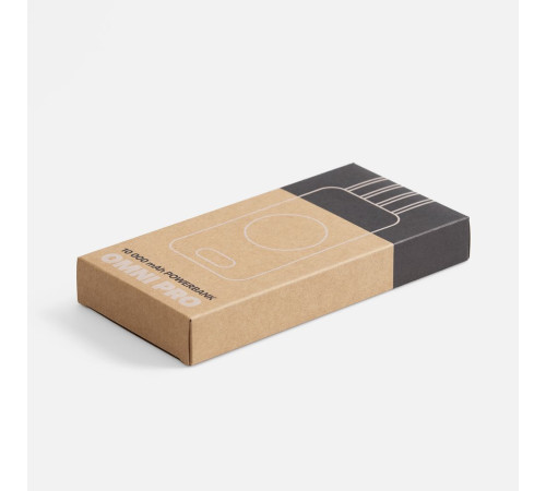 Внешний аккумулятор Omni Pro 10000 мАч, синий