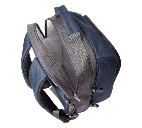 Набор для пикника Fridag на 2 персоны, темно-синий с серым