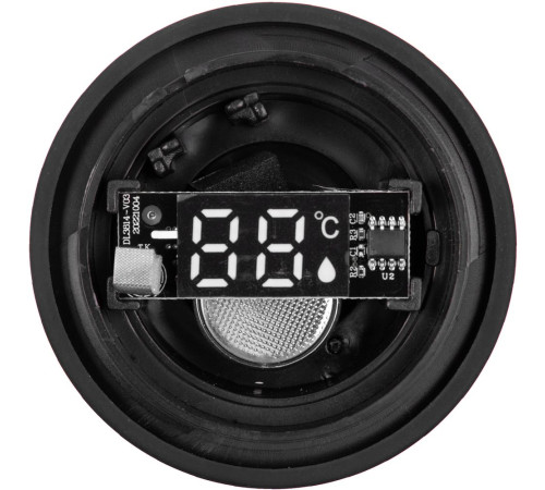 Смарт-бутылка с заменяемой батарейкой Long Therm Soft Touch, черная