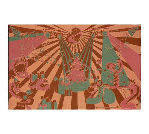 Плед Snake Your Body, красный