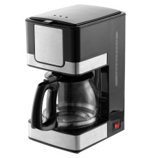 Электрическая кофеварка DayDriver, черно-серебристая