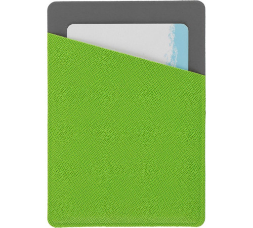 Картхолдер Dual, серо-зеленый