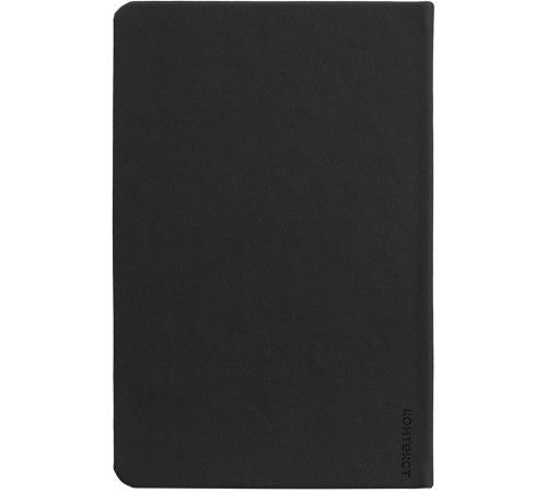 Блокнот Cluster Mini в клетку, черный