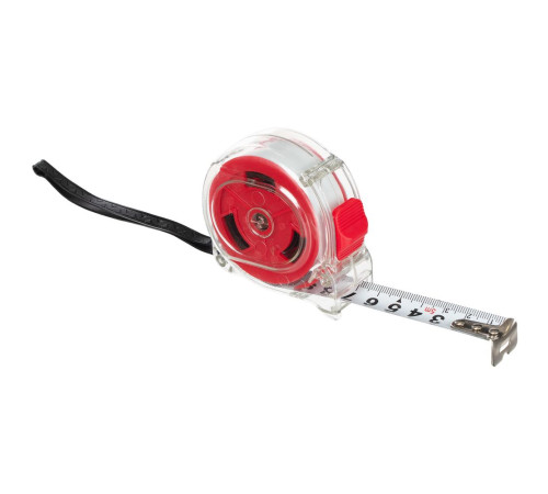 Рулетка Selvaksi, 5 м, красная